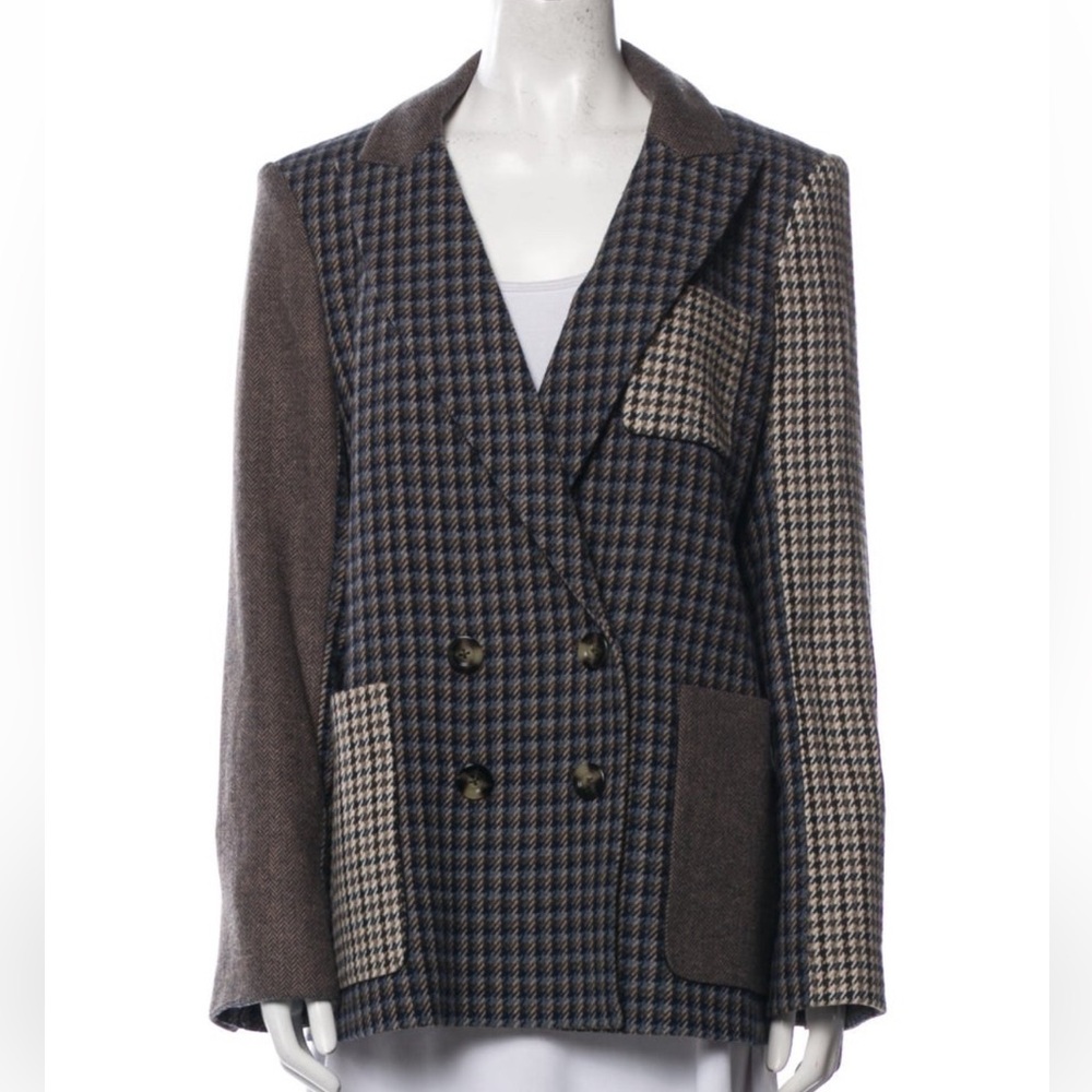Veronica Beard Multi Pattern Blazer Jacket - image 1